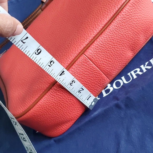 SOLD-Dooney and Bourke Kimberly Orange Crossbody - Picture 9 of 16